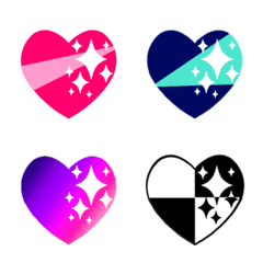 A colorful heart emoji.