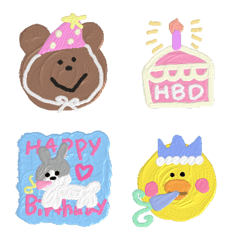 Birthday Animal emojis