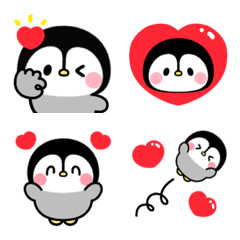Animated so cute penguin emojis by Cocoa