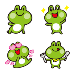 "Frog" full-body emoji