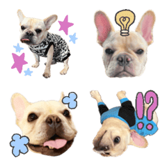 french bulldog kawaii emoji