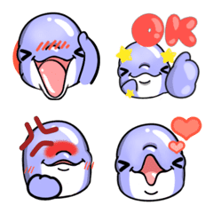 Cute and naughty Dolphin Emoji2