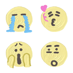 simple yellow smile emoji