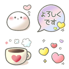 Fluffy and cute emoji pack