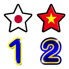Star flag and number v1.1
