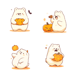 Pin Bear Halloween