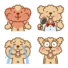 Putaro the Poodle Moving emoji