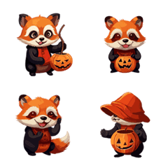 Halloween Red Panda 2