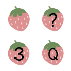 cute strawberry(alphanumeric symbols)