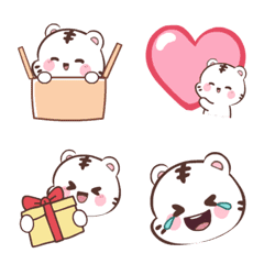 White Tiger (emoji) 3