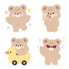 Little Latte Bear อิโมจิ