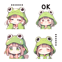 cute frog girl - daily languages 2