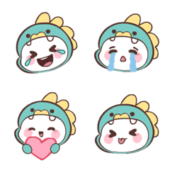 Chubby Dino 4 (Emoji)