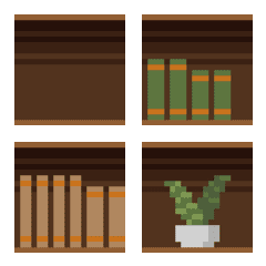 Pixel Bookcase