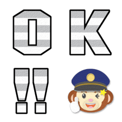 crosswalk border alphabet emoji