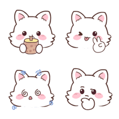 White Foxs 4 (Emoji)