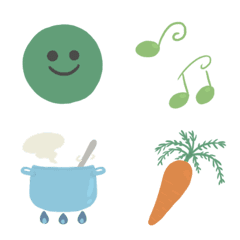 Vegetable color emoji.