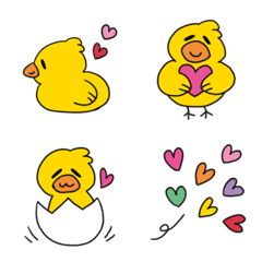 Cute chick's Emoji