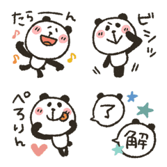 Panda emoji by kanapi3