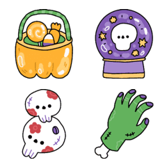 Cute Halloween Emoji : All_Dee