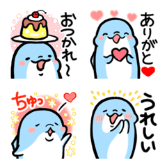 Cute! dolphin emoji 6