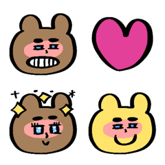 Bear face emoji greeeeens 1