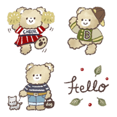 Bear's daily life  emoji