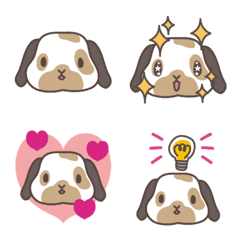 Droopy-eared Holland Lop rabbit Emoji