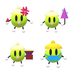 Mr. Green soy Beans. seasonal emoji