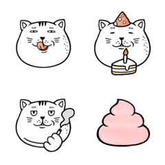 Canblue -Fat cat Emoji