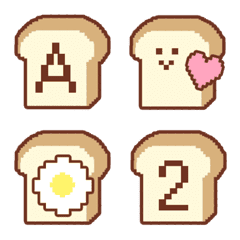 RPG bread toast Letter Emoji