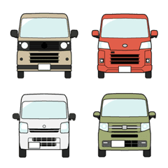 Emoji of my beloved car -Kei Van edition