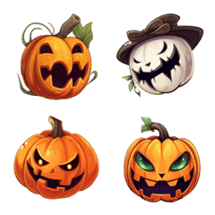 Halloween pumpkin feels emoji 3