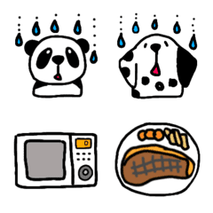 Cooking and rainy day animals