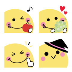 Cute word Smile move emoji5