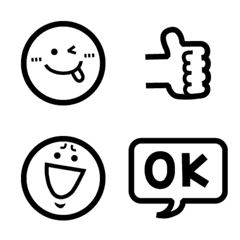 simple monochrome emoji.