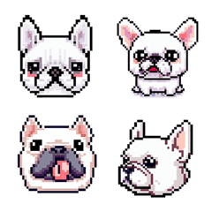 Cute Pixel French Bulldog