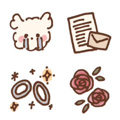 흰색 말티즈.8（Emoji）