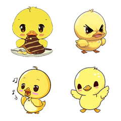 黃色小鴨，表情包