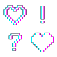 Glitch Emoji - Pixel art Ver.1