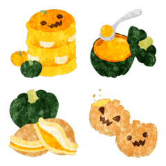 Pumpkin Sweets Emoji 2023