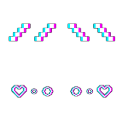 Glitch Emoji - Pixel art Ver.4