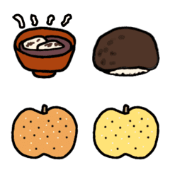 Japanese sweets and Japanese pears