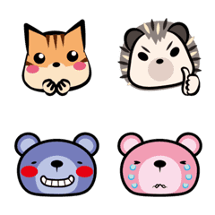 Chipmunk & Bear Animation Emoji