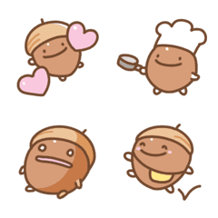 Acorn everyday emoji