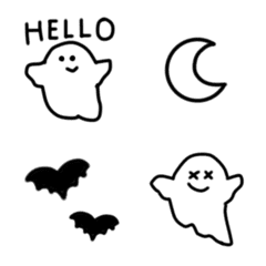 cute ghost Emojis.