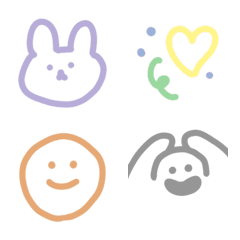 Simple handwritten emojis3