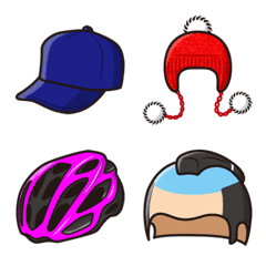 Emoji of things worn on the head