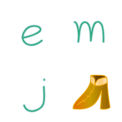 Italian alphabet Emonji(lower case)