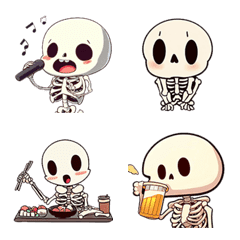 Cute skeleton